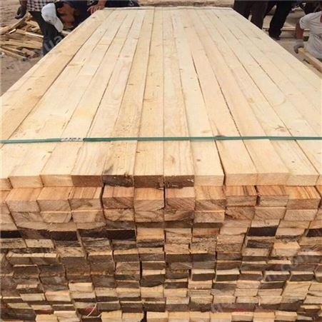 呈果4x7建筑方木加工厂家批发耐磨铁杉建筑方木