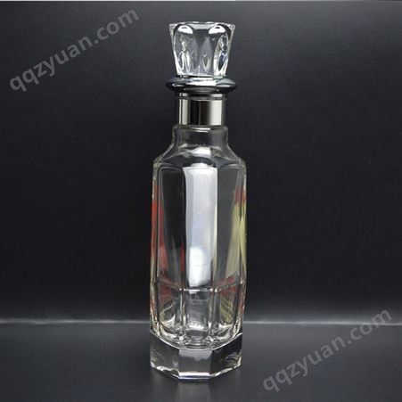 四川厂家烤花瓶 私人定制婚宴水晶玻璃酒瓶