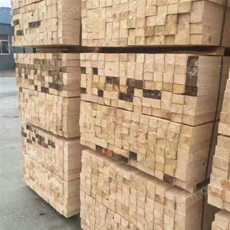 呈果木业 现货模板建筑木方材质品种多 59白松建筑木方料报价低