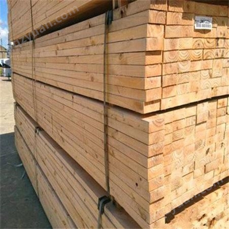白松木方 呈果木业批发4x7白松木方价格公道厂家现货供应
