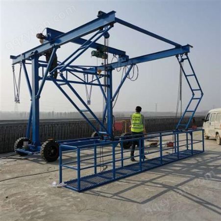 1-3吨护栏台车厂家 护栏模板拆装台车 桥梁模板台车