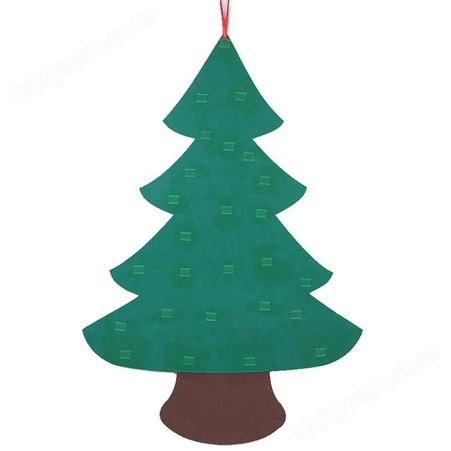 跨境毛毡圣诞树 无纺布圣诞毛毡装饰挂件 创意3D立体迷你圣诞树