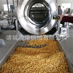 隆泽直销大型自动爆米花机器 炸玉米花的锅 爆米花生产加工流水线