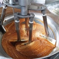 自动加热搅拌炒糖锅机器设备 大型夹层锅立式搅拌锅 工厂用商用牛轧糖花生糖雪花酥机器