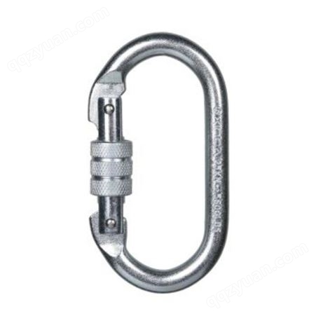 PETZL攀索锁扣不对称形状大容量轻型锁扣SCREW-LOCK M36ASL铝合金