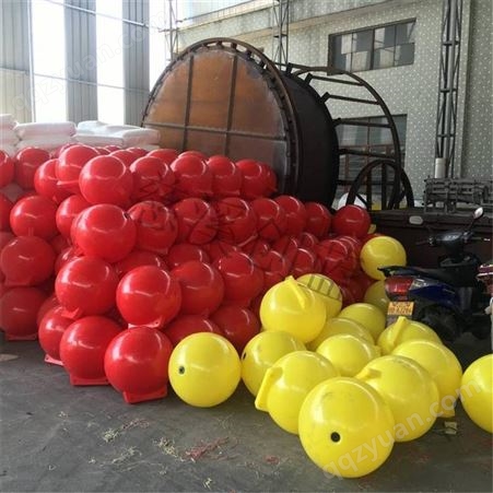 滚塑塑料浮体 水库养殖浮筒 直径50公分pe浮球 水滴式浮球厂家