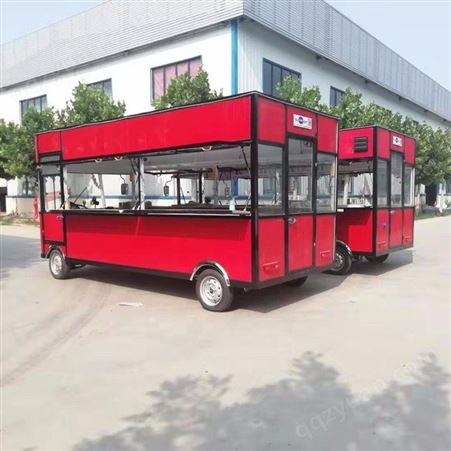 沧州多功能移动小吃车 餐车适用范围广可爱早餐快餐车