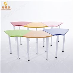 团体活动桌椅厂家 彩色团体活动桌椅价格实惠