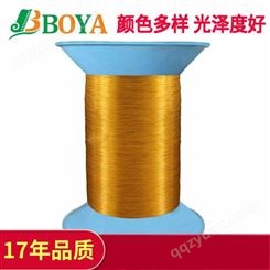 BOYA 1.0mm 金属古铜色包胶线 黄金色尼龙线材 彩色包胶
