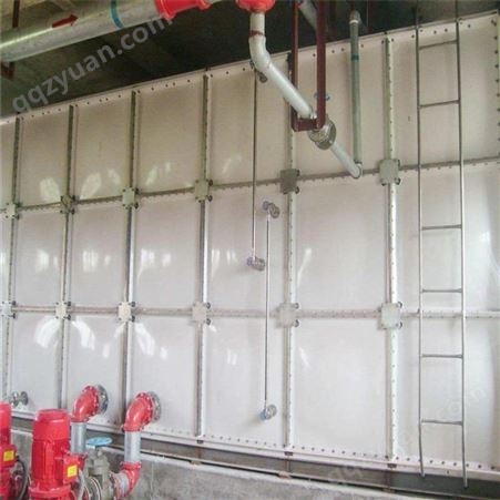 春田环保 定制 室外玻璃钢消防水箱 120立方组合式保温玻璃钢蓄水箱