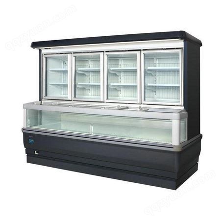 雪迎子母冷冻冷藏柜冷冻食品冷藏食品双用柜子母柜 迷你型小立风