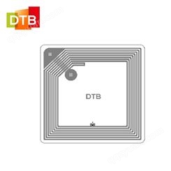 DTB 高频50*50mm图书电子标签 ICODED SLIX芯片标签 HF干Inlay