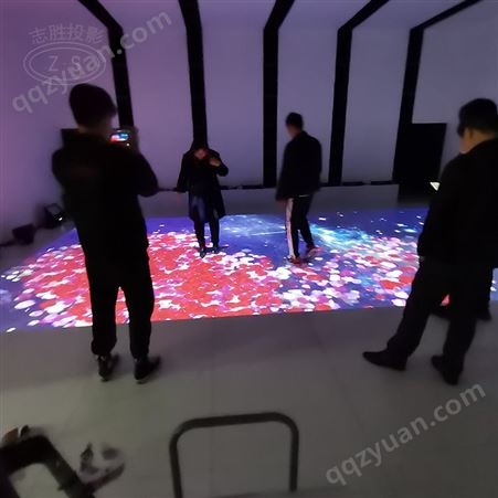 地面互动全息投影 商场互动投影 3D地面沉浸式投影