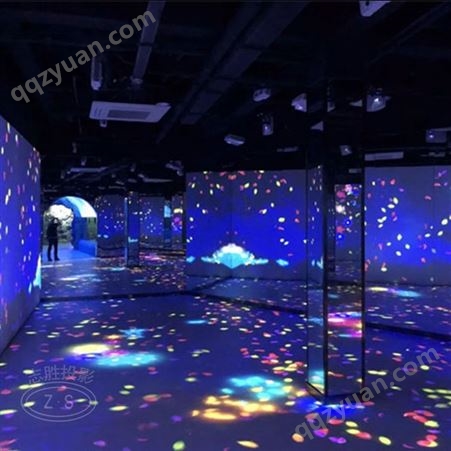 沉浸式投影展馆 展厅发布产品 宴会演出触摸游戏 3D融合墙面地面互动