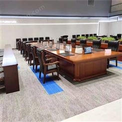 办公家具会议桌 现代板式长方形培训洽谈桌  实木烤漆会议桌