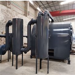机制木炭炭化设备 润合 真空干馏式炭化炉 方便易学