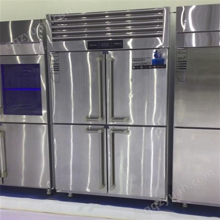 商用厨房四门冰柜    蔬菜肉类保鲜四门冰柜