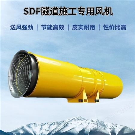 SDF-No.8.0/2*55KW隧道施工专用风机