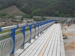 桥梁不锈钢护栏河道围栏景观隔离栏立柱道路复合管河边防撞护栏杆