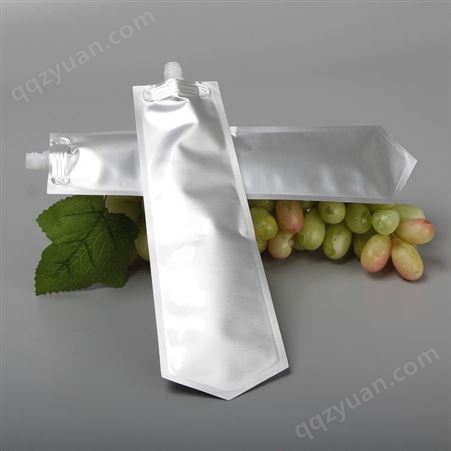 食品铝箔吸嘴袋 便携式白酒红酒铝箔袋 LOGO印刷免费拿样