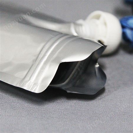 铝箔自立吸嘴袋厂家定制果汁饮料吸嘴袋纯铝复合吸嘴袋铝箔包装袋