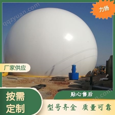 沼气处理设备 PVDF材质 双膜储气柜 球形密封式 占地面积小