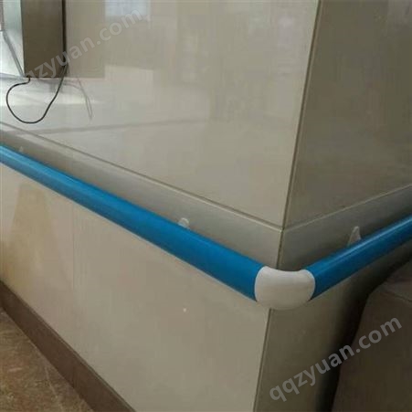 上海千佳走廊圆形不锈钢扶手尼龙树脂防撞扶手厂家