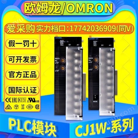 欧姆龙PLC模块CJ1W-AD042/DA042V/CJ1W-DA041/AD041/CJ1W-MAD42/AD04U