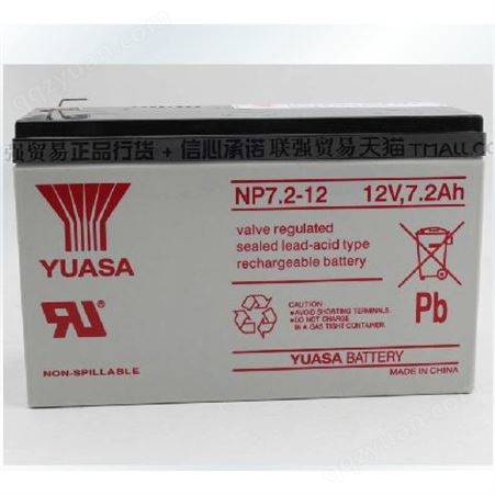 12V汤浅蓄电池 12V38AH UPS   质保三年包邮