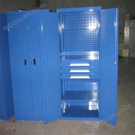 天津储物柜厂家华奥西定做挂板储物柜 层板可调节置物柜 双门柜