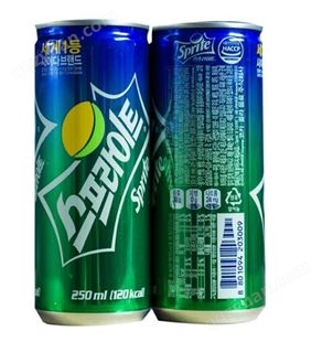 韩国 雪碧饮料灌装产品,批发,订购,箱起订产品,代理商