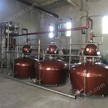 森科1m3×3果渣蒸馏机组-专业白兰地蒸馏设备厂家