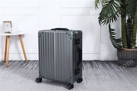 拉杆箱铝镁合金20寸行李箱万向轮学生女密码箱多功能男旅行箱包