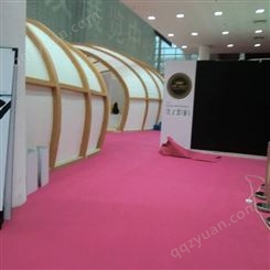 深圳宝安区国际会展中心点不着火的展览地毯包铺包撤
