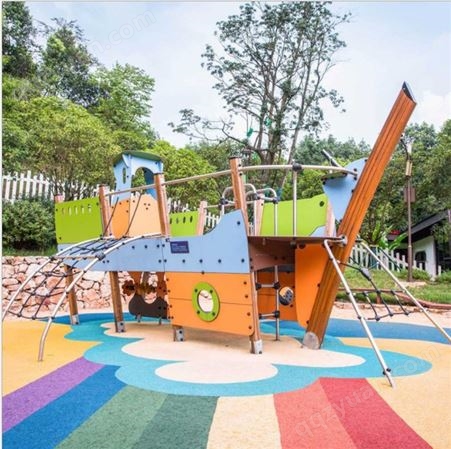 童一游乐景区小区发光不锈钢滑梯 大型非标无动力儿童游乐场滑滑梯设备