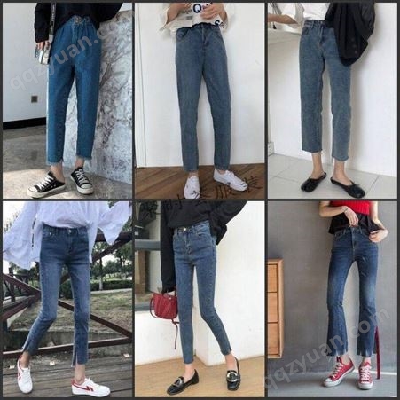 韩版女装牛仔裤便宜女式牛仔裤铅笔裤清货5元以下库存尾货