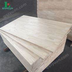 佛山泰国橡胶木指接板 实木直拼板 家居餐台面板木板材定制
