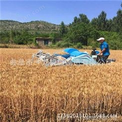 轮式小麦收割机 履带式水稻收割机 割幅1.2m履带水稻收割机
