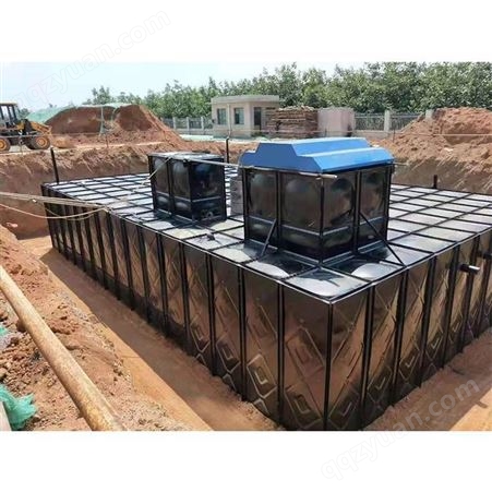德工设备 青岛地埋式箱泵一体化供水设备 板材装配式消防养殖水箱