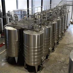 厂家供应鸿运达5吨果酒发酵设备 水带降温发酵罐 米勒板 自动控温不锈钢发酵罐