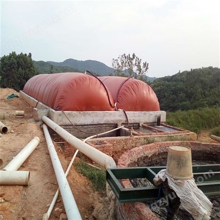 KX-07农村沼气池 凯旋红泥软体厌氧罐  现场勘查 PVC材质