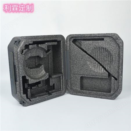 黑色epp泡沫手提箱 定制泡沫成型包装epp 高密度epp泡沫工具箱