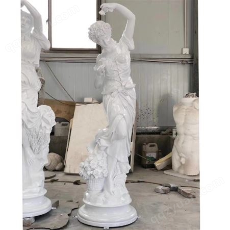 玻璃钢四季女神雕塑 欧式人物雕塑 酒店大厅景观摆件
