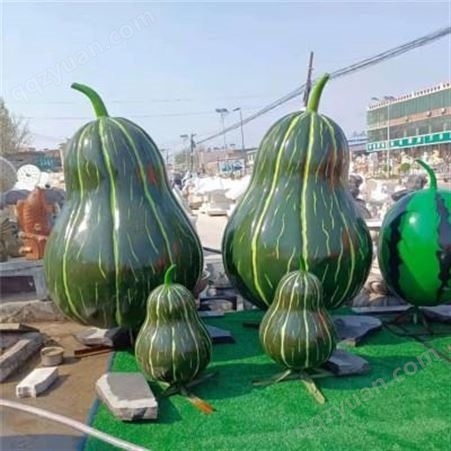 玻璃钢雕塑 农产品雕塑 采摘园卡通蔬菜装饰雕塑