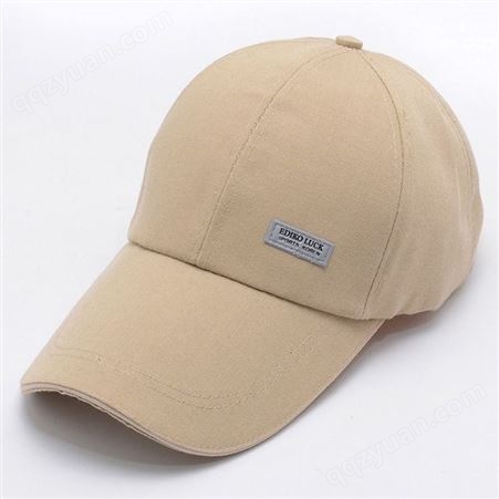 厂家韩版潮流帆布运动太阳帽 男女通用休闲鸭舌帽遮阳棒球帽定制