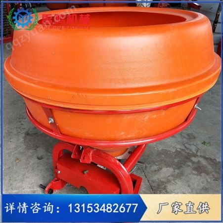 塑料桶撒肥机 加大加厚圆桶撒肥机 颗粒肥施肥器 可加搅拌装置
