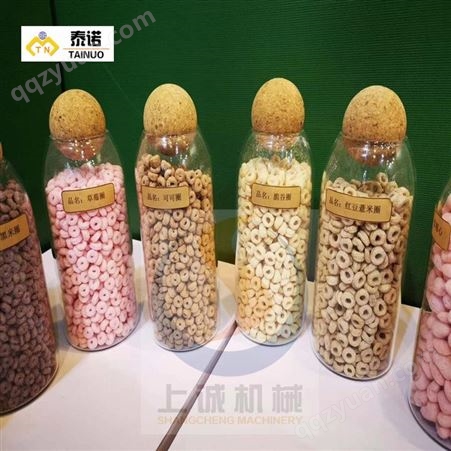 小型玉米片设备 早餐玉米片生产设备 泰诺五谷玉米薄片生产线