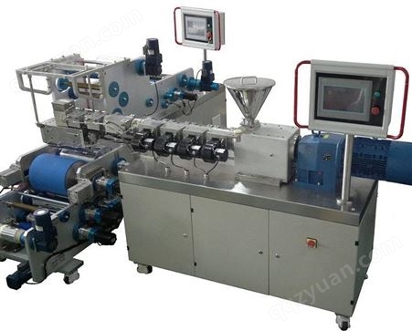 POTOP 广州普小型双螺杆挤出流延复合实验机（高温）/复合薄膜成套设备