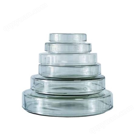 韦斯玻璃培养皿细菌培养皿平皿60 75 100 120 150高硼硅培养皿批发
