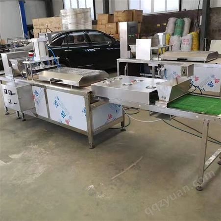 不锈钢烤鸭饼机 供应定制不锈钢烤鸭饼机 青州春卷机厂家